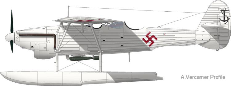 Dornier Do.22 - speculative profile of how it would have appeared if delivered to Latvia